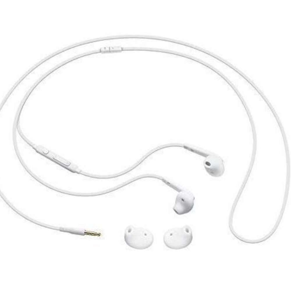 SAMSUNG OEM 3.5mm HEADPHONES GALAXY S6, S7, EDGE, PLUS, NOTE 6, EDGE TAB W/ GELS - Picture 2 of 3
